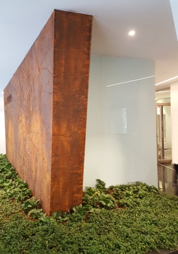 boiseri in vetro e legno